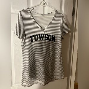 Towson University long women’s t-shirt-size small